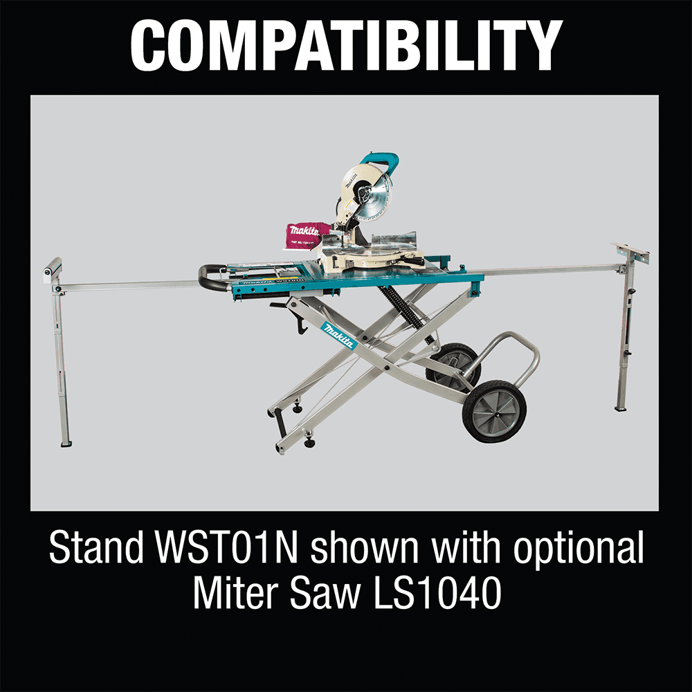 Large Rising Base Miter Saw Stand Alt 8 - Image
