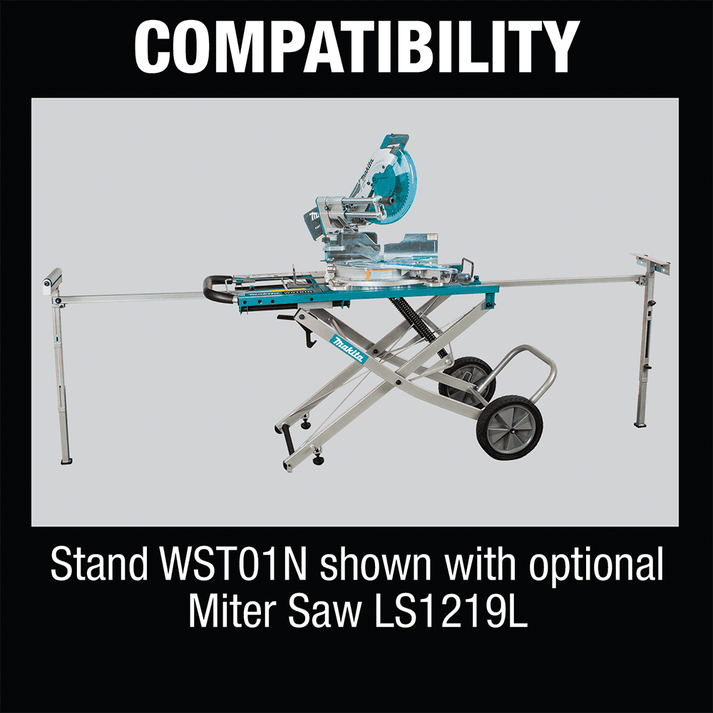 Large Rising Base Miter Saw Stand Alt 9 - Image