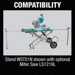 Large Rising Base Miter Saw Stand Alt 9 - Image