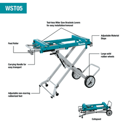 Portable Rise Miter Saw Stand Alt 1 - Image