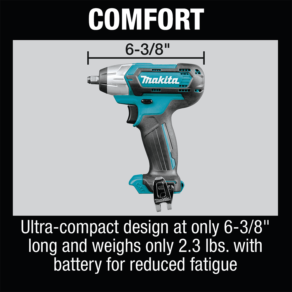 12 V max CXT Lithium-Ion Cordless 3/8" Square Drive Impact Wrench Tool Only Alt 10 - Image