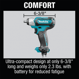 12 V max CXT Lithium-Ion Cordless 3/8" Square Drive Impact Wrench Tool Only Alt 10 - Image