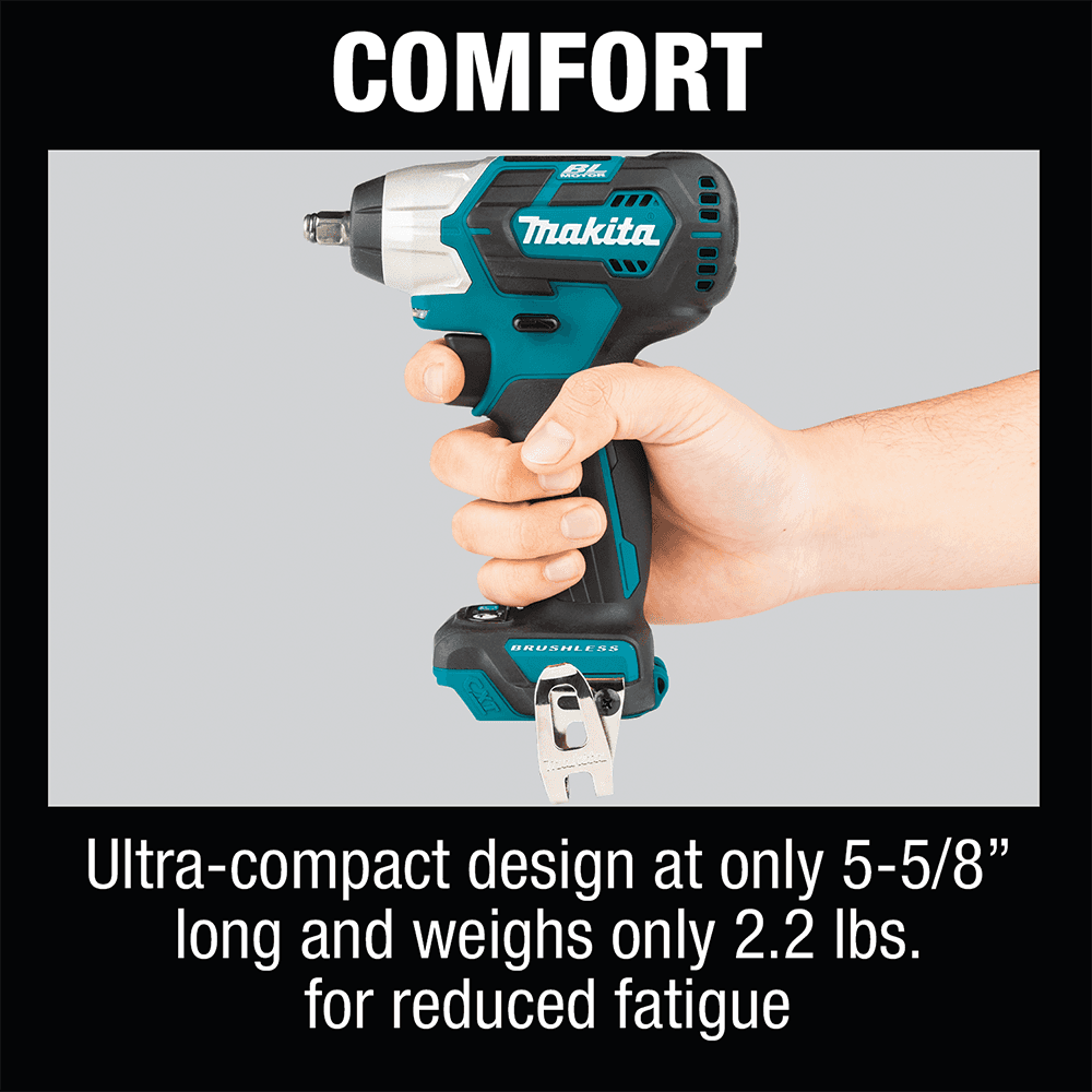 12 V max CXT Lithium-Ion Brushless Cordless 3/8" Square Drive Impact Wrench Tool Only Alt 12 - Image