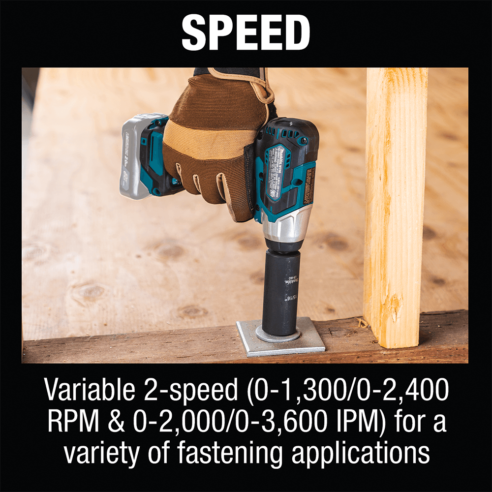 12 V max CXT Lithium-Ion Brushless Cordless 1/2" Square Drive Impact Wrench Tool Only Alt 8 - Image