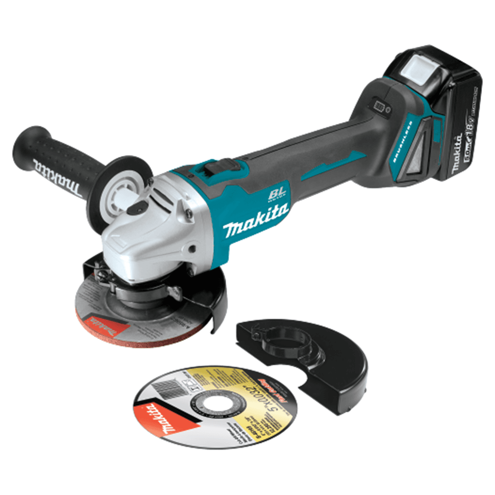 5" 18V LXT Lithium‑Ion Brushless Cordless Cut‑Off/Angle Grinder Kit (5.0Ah) Alt 1 - Image