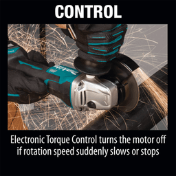 5" 18V LXT Lithium‑Ion Brushless Cordless Paddle Switch Cut‑Off/Angle Grinder Kit with Electric Brake (5.0Ah) Alt 10 - Image