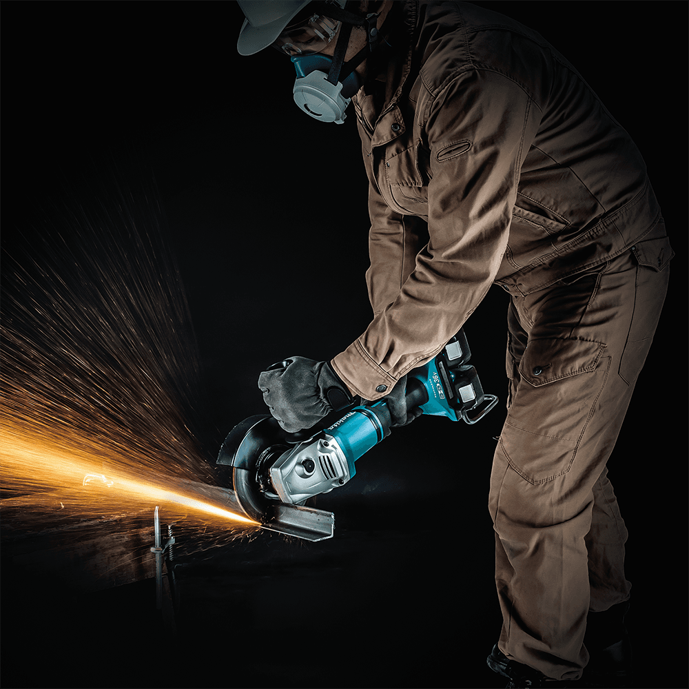 36V LXT Brushless 7" Paddle Switch Cut-Off/Angle Grinder Kit with Electric Brake (5.0Ah) Alt 12 - Image
