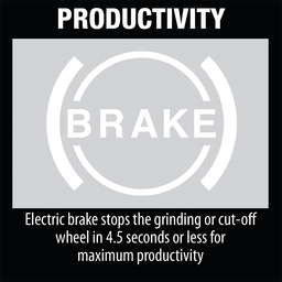 36V LXT Brushless 7" Paddle Switch Cut-Off/Angle Grinder Kit with Electric Brake (5.0Ah) Alt 5 - Image