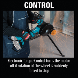 36V LXT Brushless 7" Paddle Switch Cut-Off/Angle Grinder with Electric Brake Tool Only Alt 21 - Image