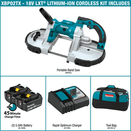 18V LXT Lithium-Ion Cordless Portable Band Saw Kit (5.0Ah) Alt 6 - Image