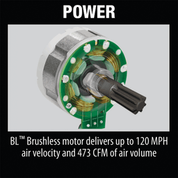 XBU02PT 36V LXT Brushless Blower Kit (5.0Ah) Alt 20 - Image