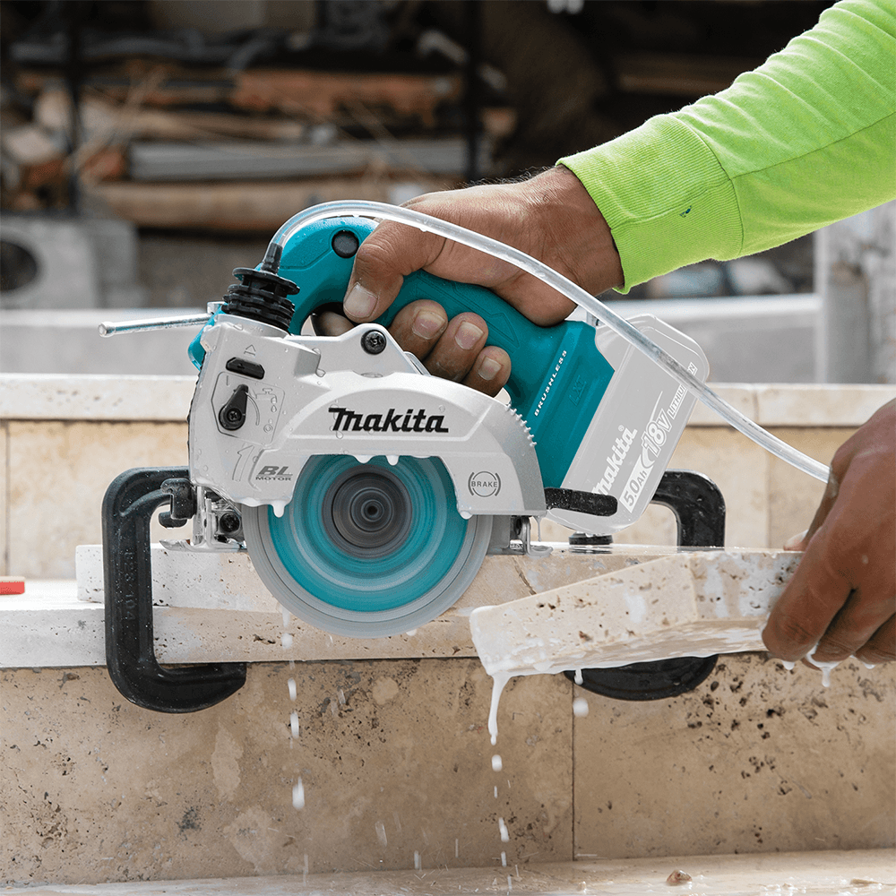 18V LXT Lithium-Ion Brushless Cordless 5" Wet/Dry Masonry Saw Tool Only with AWS Capable Alt 11 - Image