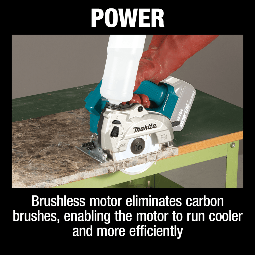 18V LXT Lithium-Ion Brushless Cordless 5" Wet/Dry Masonry Saw Tool Only with AWS Capable Alt 6 - Image