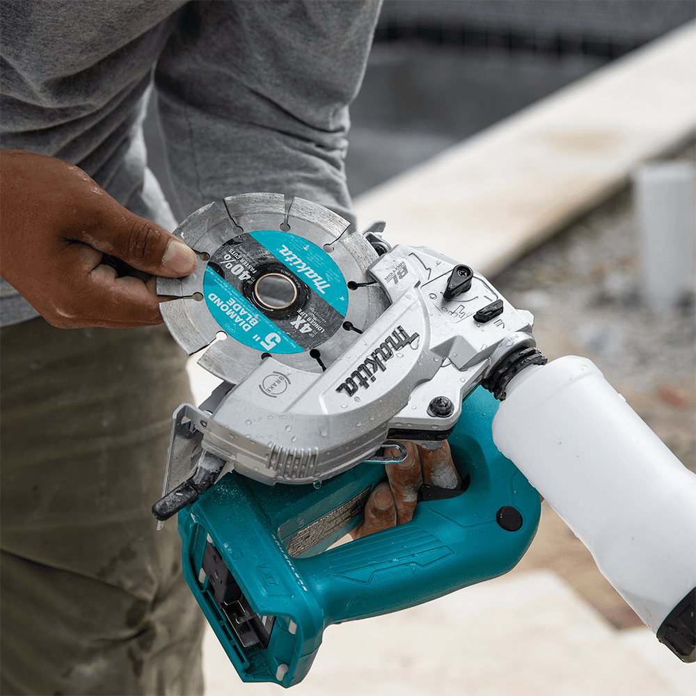 18V LXT Lithium-Ion Brushless Cordless 5" Wet/Dry Masonry Saw Tool Only with AWS Capable Alt 9 - Image