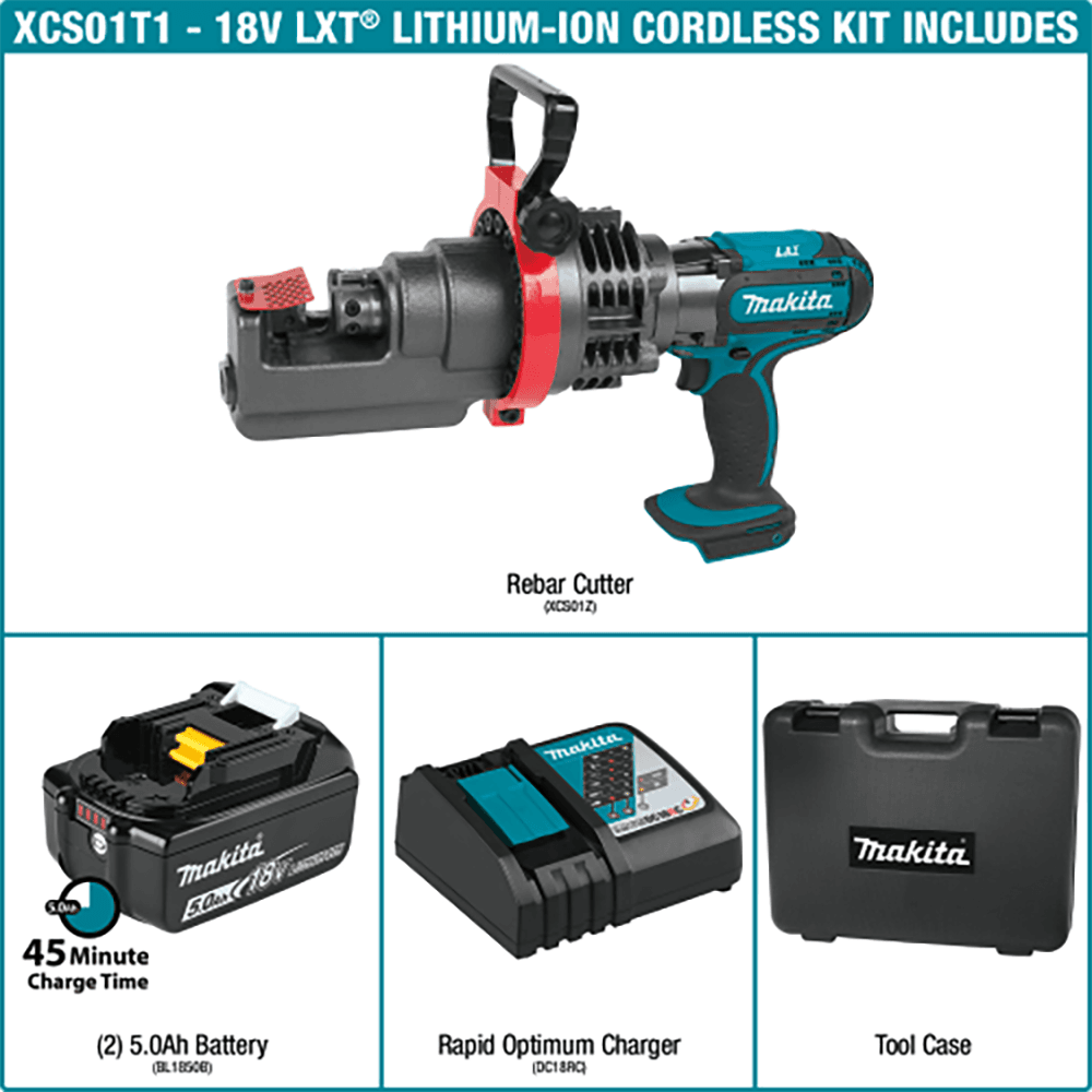 18V LXT Lithium‑Ion Cordless Rebar Cutter Kit (5.0Ah) Alt 4 - Image