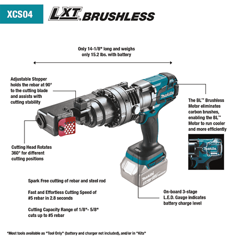 18V LXT Lithium‑Ion Brushless Cordless Rebar Cutter Kit (5.0Ah) Alt 2 - Image