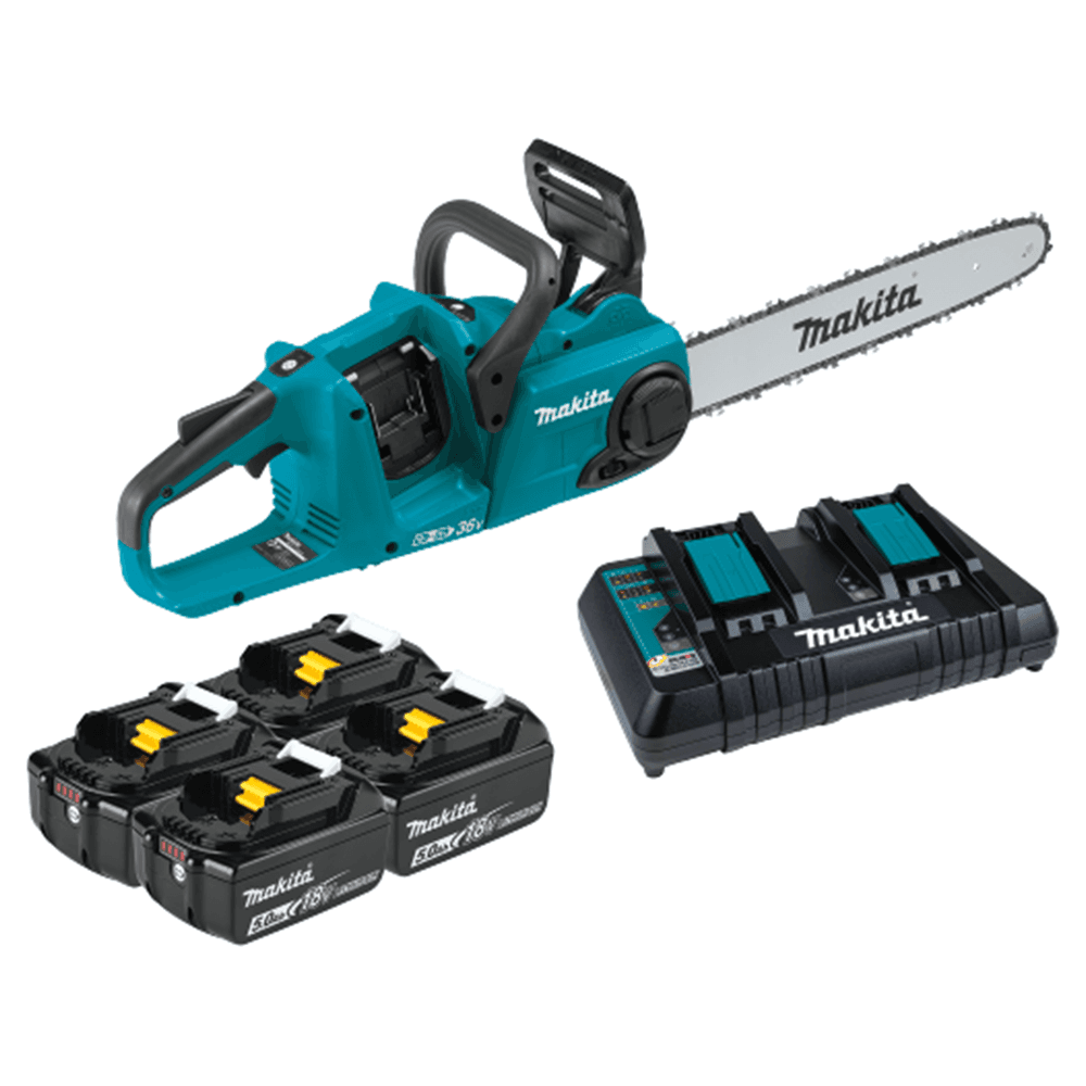 36V LXT Brushless 16" Chain Saw Kit with 4 Batteries (5.0Ah) Alt 7 - Image