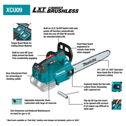 36V LXT Brushless 16" Top Handle Chain Saw Tool Only Alt 2 - Image