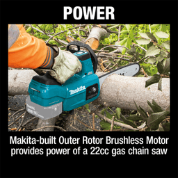 18V LXT Lithium‑Ion Brushless Cordless 12" Top Handle Chain Saw Tool Only Alt 15 - Image