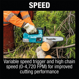 18V LXT Lithium‑Ion Brushless Cordless 12" Top Handle Chain Saw Tool Only Alt 16 - Image
