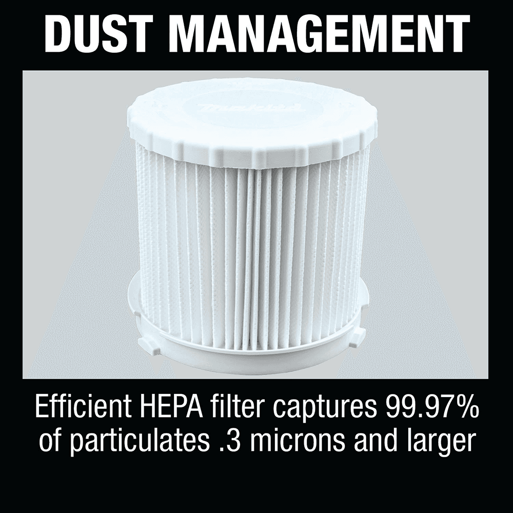18V LXT Lithium-Ion 2 Gallon HEPA Filter Portable Wet/Dry Dust Extractor/Vacuum Kit (5.0Ah) Alt 19 - Image