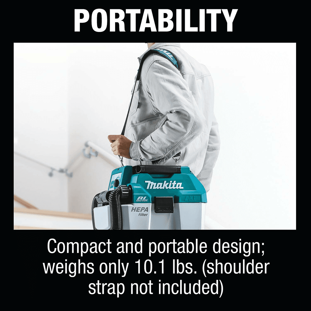 18V LXT Lithium-Ion 2 Gallon HEPA Filter Portable Wet/Dry Dust Extractor/Vacuum Kit (5.0Ah) Alt 22 - Image