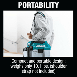 18V LXT Lithium-Ion 2 Gallon HEPA Filter Portable Wet/Dry Dust Extractor/Vacuum Kit (5.0Ah) Alt 22 - Image