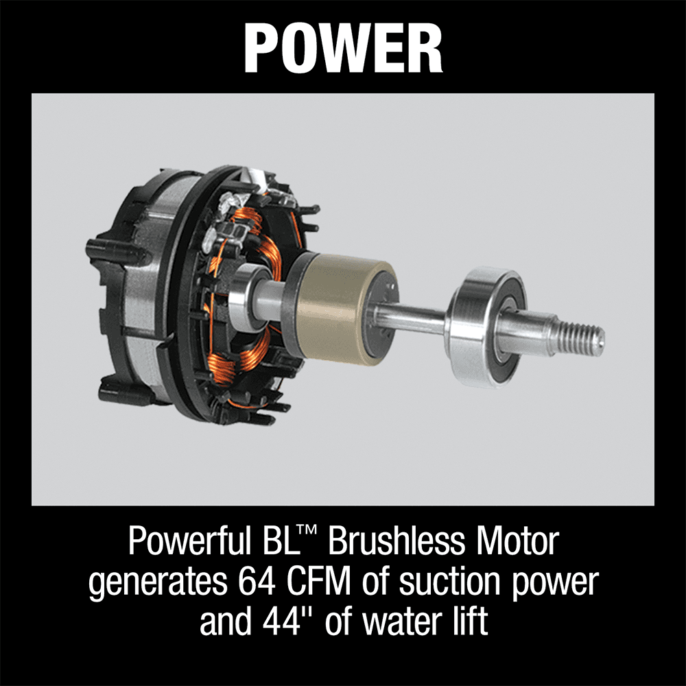 36V LXT Brushless 1.6 Gallon HEPA Filter Backpack Dry Dust Extractor Tool Only with AWS Capable Alt 3 - Image