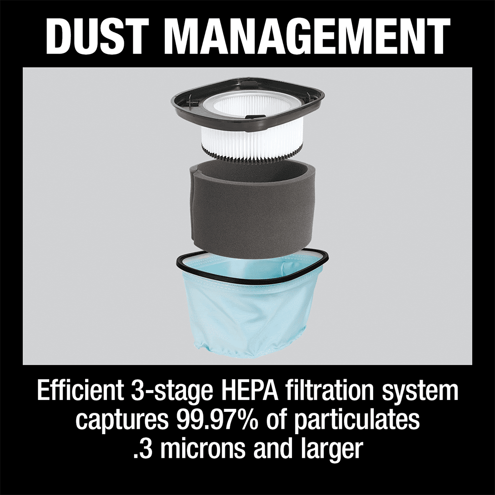 36V LXT Brushless 2.1 Gallon HEPA Filter Dry Dust Extractor Tool Only Alt 3 - Image