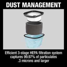 36V LXT Brushless 2.1 Gallon HEPA Filter Dry Dust Extractor Tool Only Alt 3 - Image