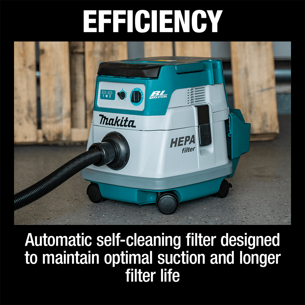 36V LXT Brushless 2.1 Gallon HEPA Filter Dry Dust Extractor Tool Only Alt 4 - Image
