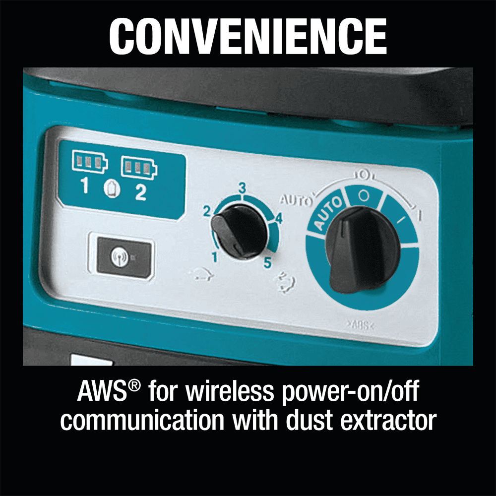 36V LXT Brushless 2.1 Gallon HEPA Filter Dry Dust Extractor/Vacuum Tool Only with AWS Alt 2 - Image