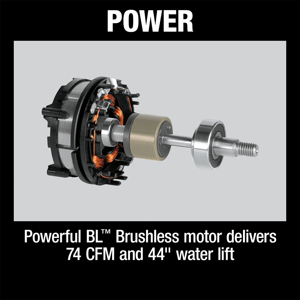 36V LXT Brushless 4 Gallon Wet/Dry Dust Extractor/Vacuum Tool Only Alt 4 - Image