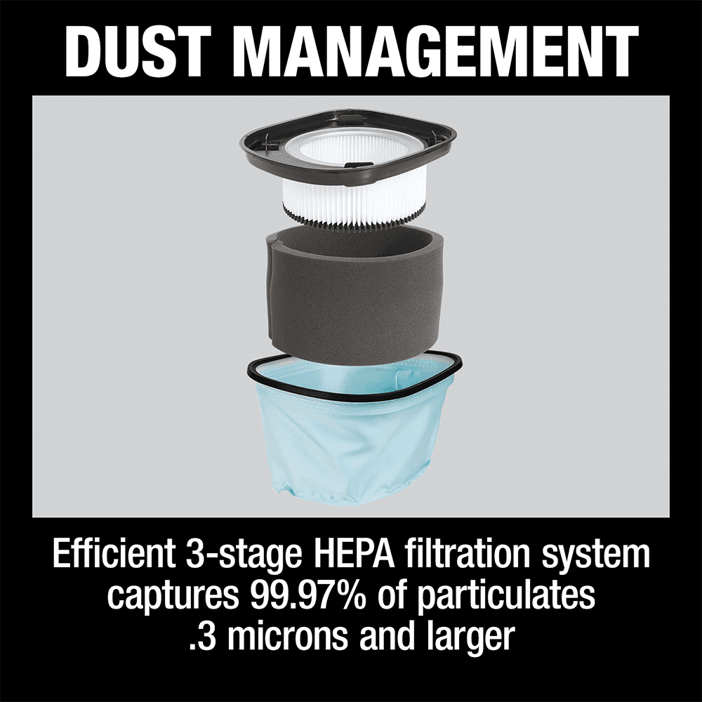 36V LXT Brushless 4 Gallon HEPA Filter Dry Dust Extractor Tool Only Alt 3 - Image
