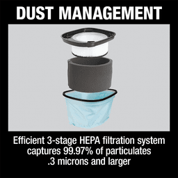 36V LXT Brushless 4 Gallon HEPA Filter Dry Dust Extractor Tool Only Alt 3 - Image