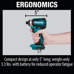 Makita 18V LXT Lithium-Ion Impact Driver Tool front view