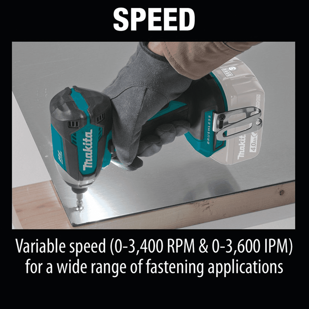 Makita 18V LXT Lithium-Ion Impact Driver Tool with battery