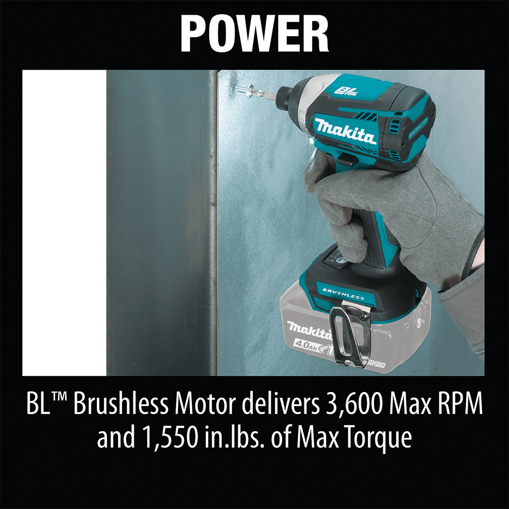 18V LXT Lithium-Ion Brushless Cordless Quick-Shift Mode 3-Speed Impact Driver Tool Only Alt 5 - Image