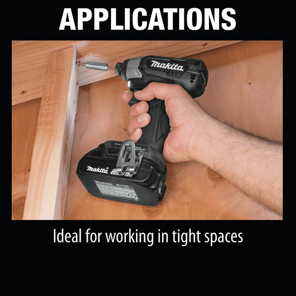 Dual LED lights illuminate work area