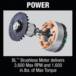 18 V LXT Lithium-Ion Brushless Cordless Quick-Shift Mode 4-Speed Impact Driver Tool Only Alt 12 - Image
