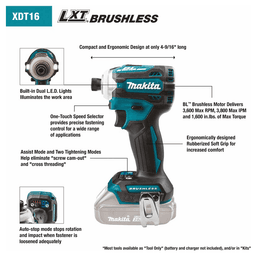Makita 18V LXT Quick-Shift Impact Driver Tool
