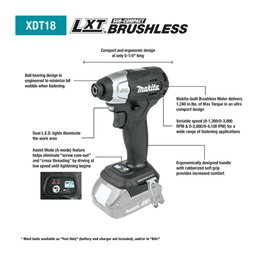 18V LXT Lithium-Ion Sub-Compact Brushless Cordless Impact Driver Tool Only Alt 1 - Image