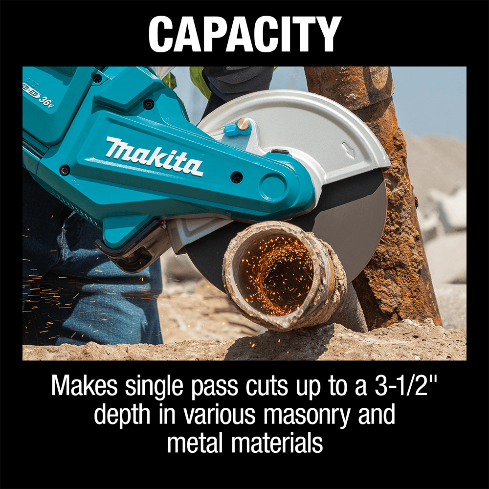36V LXT Brushless 9" Power Cutter Tool Only with AFT/Electric Brake Alt 5 - Image