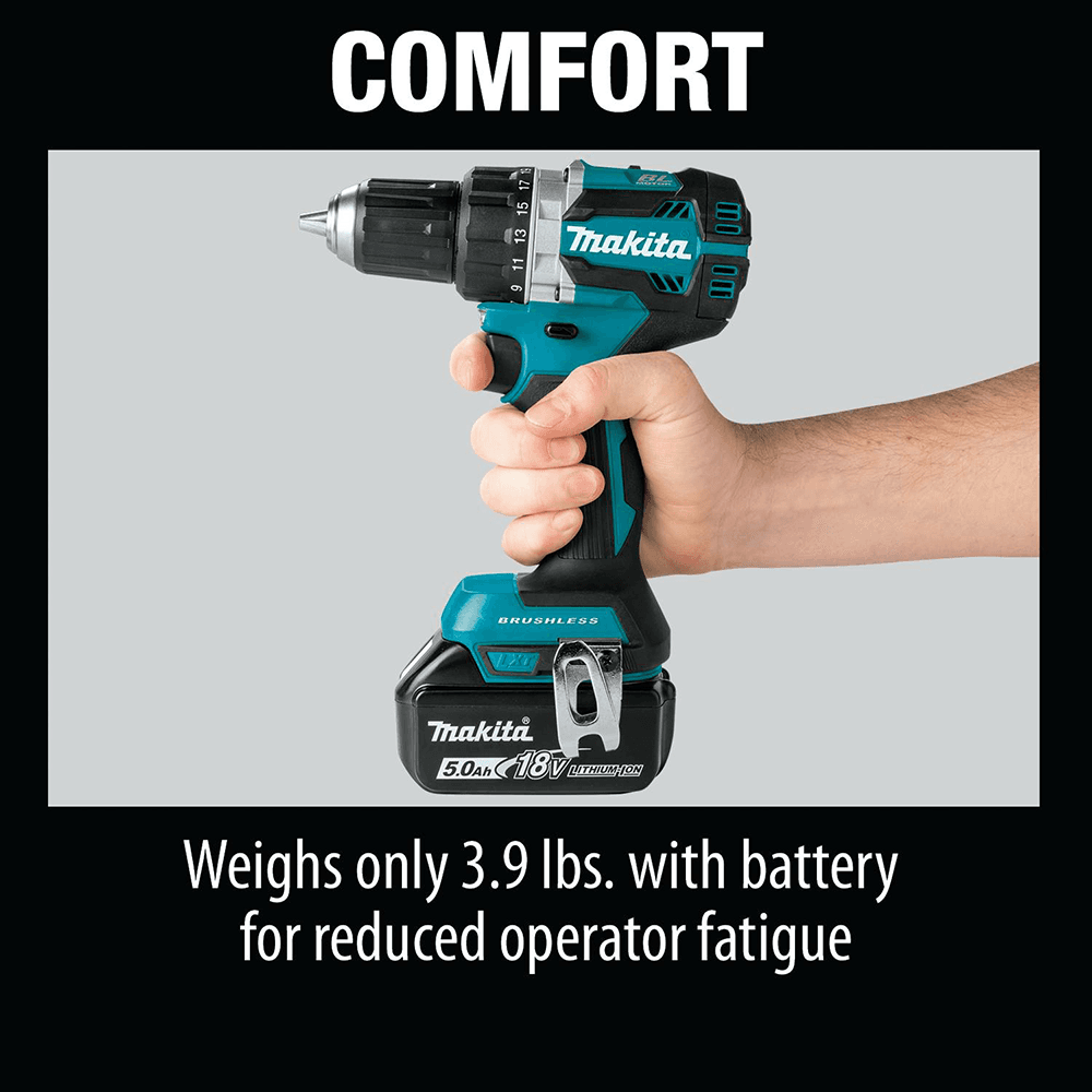 18V LXT Lithium-Ion Compact Brushless Cordless 1/2" Driver-Drill Kit (5.0Ah) Alt 11 - Image