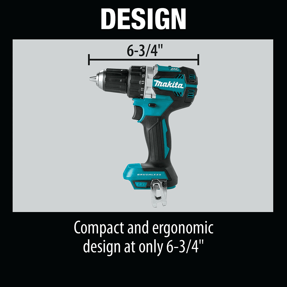 18V LXT Lithium-Ion Compact Brushless Cordless 1/2" Driver-Drill Tool Only Alt 12 - Image