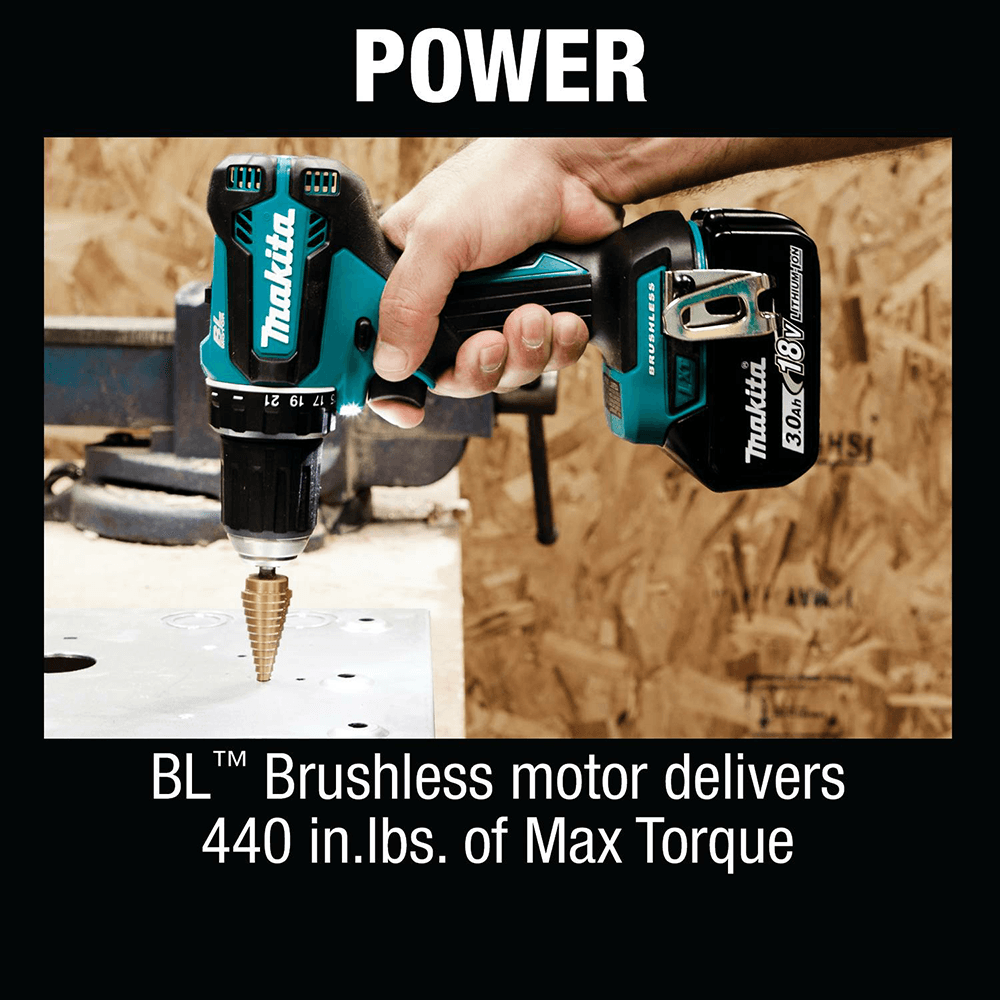 XFD131 18V LXT Lithium-Ion Brushless Cordless 1/2" Driver-Drill Kit (3.0Ah) Alt 12 - Image