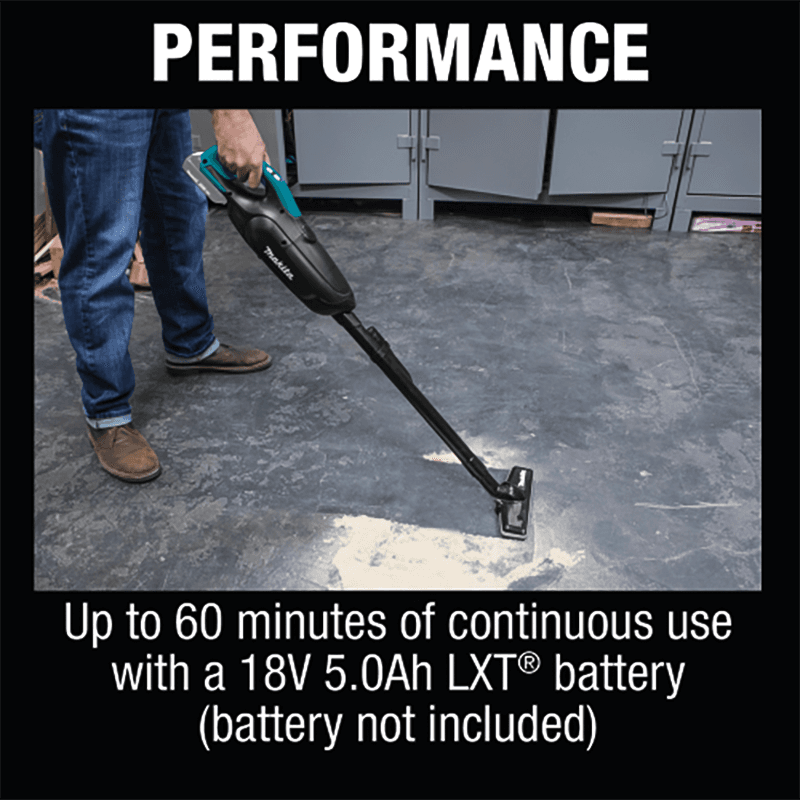 18V LXT Lithium‑ion Cordless 2‑Speed Compact Stick Vacuum with Push Button Tool Only Alt 10 - Image