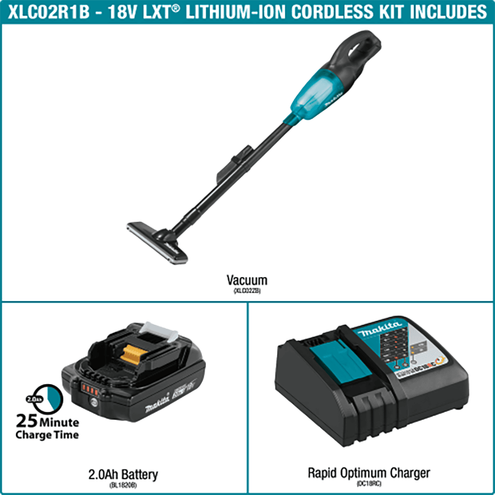 18V LXT Lithium‑Ion Cordless Compact Stick Vacuum Kit with Trigger (2.0Ah) Alt 15 - Image