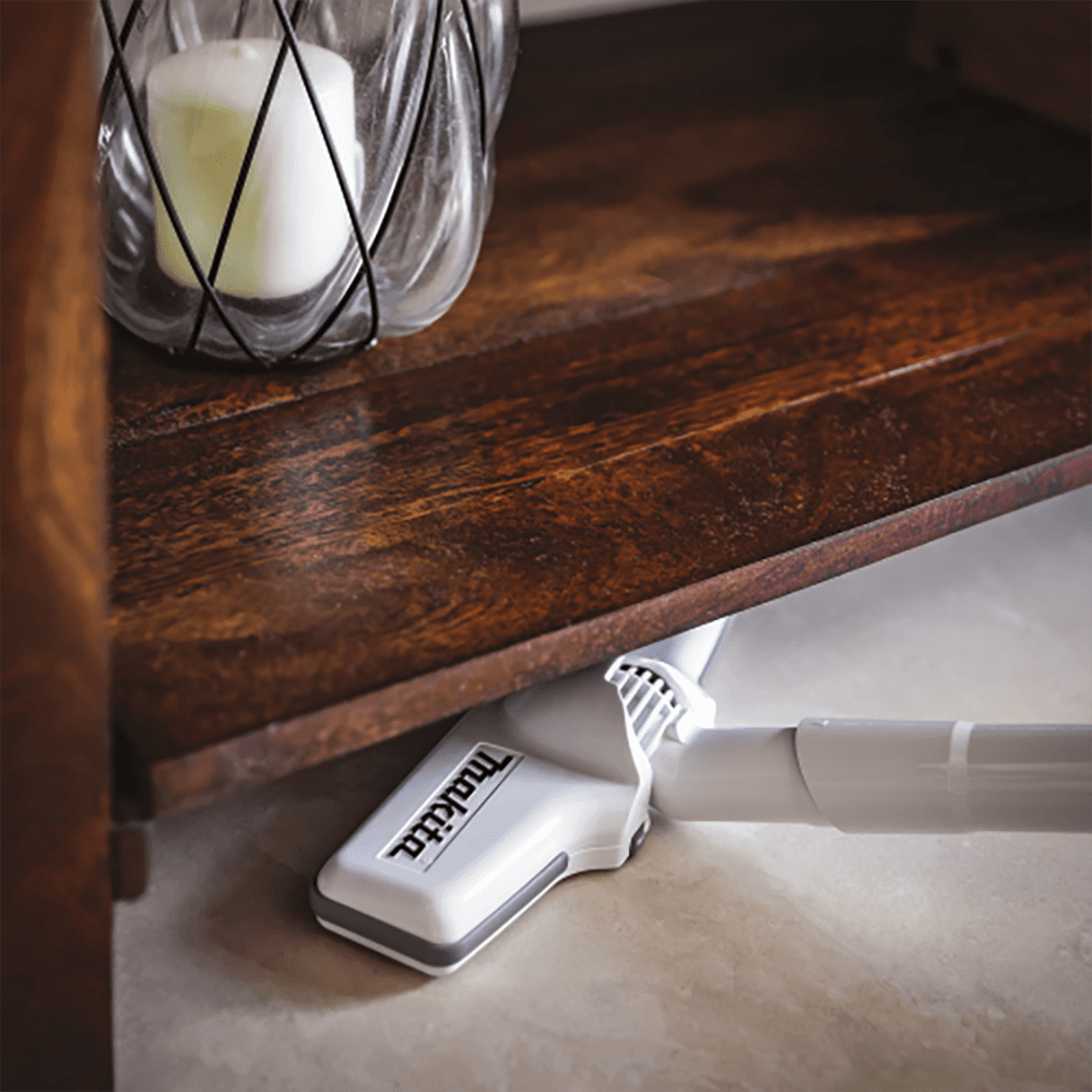 18V LXT Lithium‑Ion Brushless Cordless Compact Stick Vacuum Kit, Trigger with Lock (2.0Ah), White Alt 8 - Image