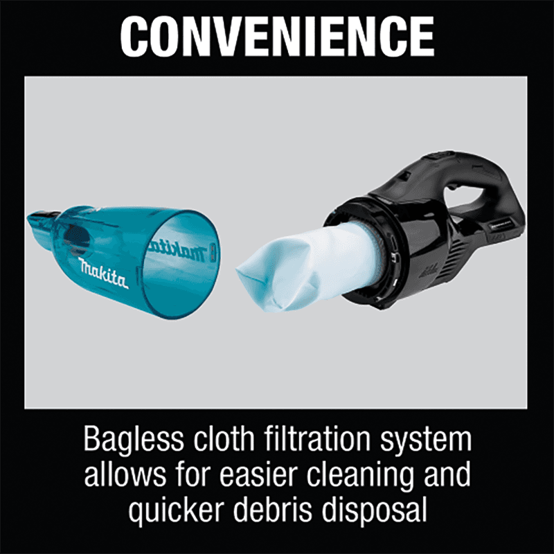 18V LXT Lithium‑Ion Brushless Compact Cordless Vacuum Trigger with Lock Tool Only Alt 10 - Image